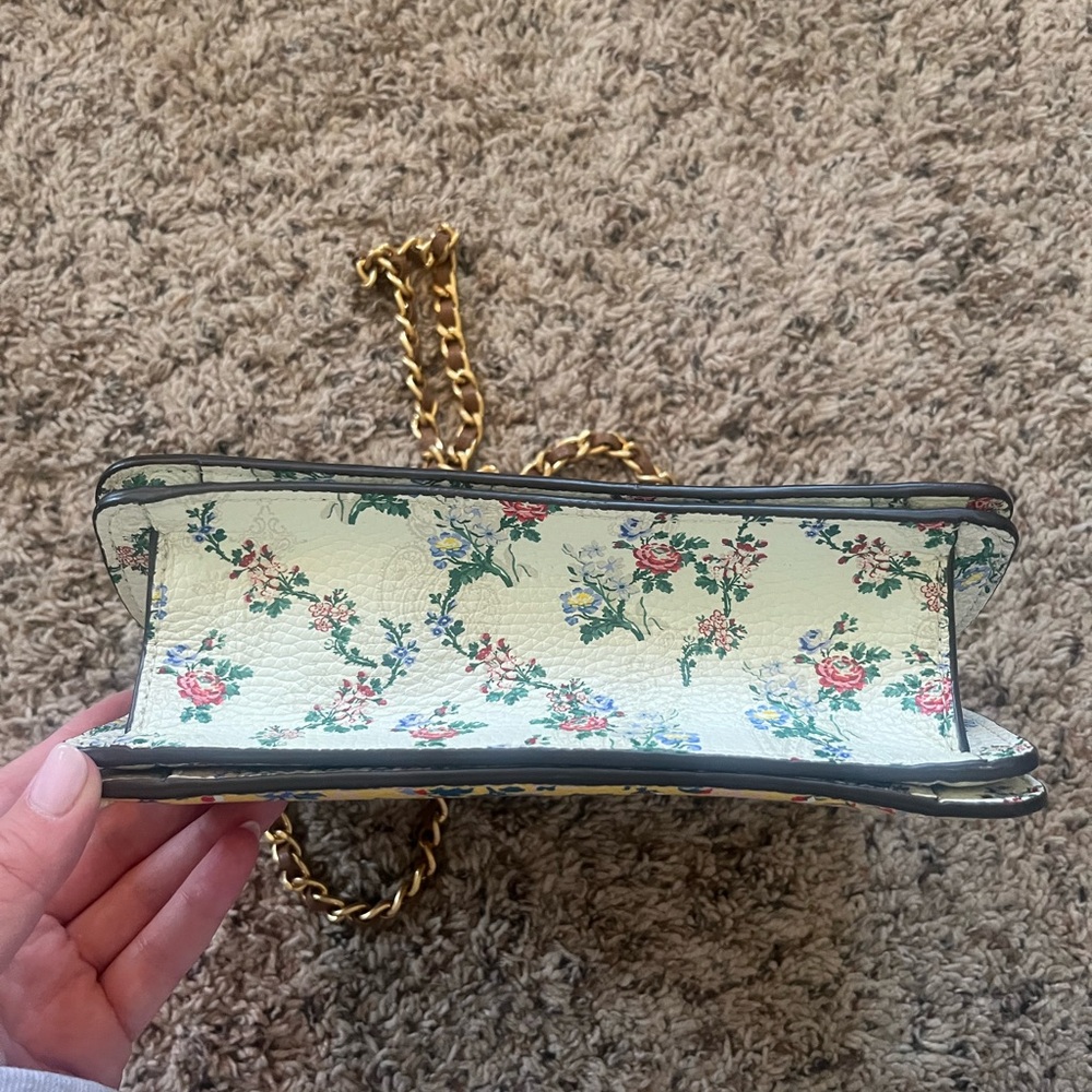 Tory Burch Floral Crossbody Bag in Yellow and Blue - Picture 2 of 10